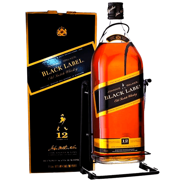 Johnnie Walker Black Label 4本セット Whisky Johnnie Walker Black Label 4,5L | My Food Store