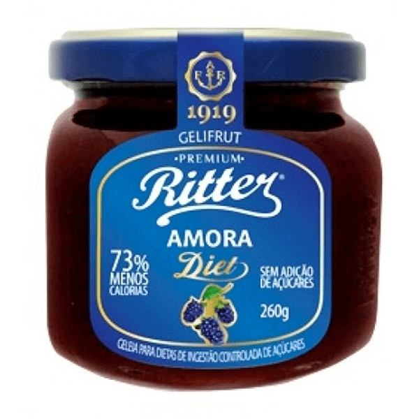 Geleia Diet de Pêssego 260g - Ritter